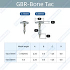 Dental Gbr System Membran Fixation Bon Tack Pin Holder Case Titanium Tac Usa