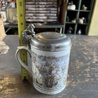 Vtg Royal Copenhagen Lidded Stein Lion Finial Battle Of Koge Bay Naval 