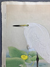 Fukuda Suiko Woodblock Print    river Mugwort And The White Egret    Unsodo