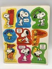 Vtg Peanuts Snoopy Stickers Lot Of 16 Sheets 80s Colorful Quotes Letters Cute