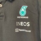 Amg Petronas Formula 1 Team Polo Shirt Mercedes-benz Racing Pique Large Rare