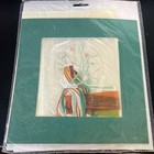 Bucilla 1994 December Silk Ribbon Embroidery Picture Kit Flower Of The Month 8x8