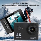 For Go Pro Wifi 4k Action Camera Sport Video Waterproof 1080p Hd Cam 170   Remote