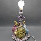 Vintage Disney Princess Lamp Belle Cinderella Sleeping Beauty 16  Tall Works 