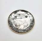    vintage Coors Beer Button Extra Gold Pin Foil Logo 1980s Usa Breweriana