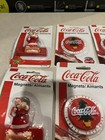 Lot Of 18 Nos Vtg Christmas Refrigerator Magnets Coca Cola Coke 1995-97
