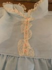 Vintage 50s Kate Greenaway Blue Bow Girl Toddler Dress