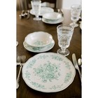 The Pioneer Woman Agatha 12-piece Stoneware Dinnerware Set  Green