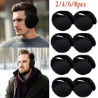 Ear Muffs Fleece Earwarmer Winter Ear Warmers Mens Womens Behind The Head Design