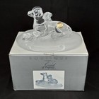 Vtg 1980s Cristal D arques Labrador Mother   Puppies Figurine With Original Box