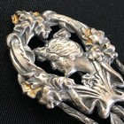 Vintage Silver Buckle Silver 800 Art Nouveau Rare Collectible
