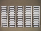 Weidmuller Mf 10 5 Mc Ne Ws 1677160000 White Terminal Marker 5 Cards 600 Pcs