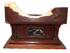 Victor E Disc Phonograph Case Bottom With Id Tag