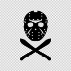 Jason Voorhees - Friday The 13th - 7 Inch Vinyl Decal sticker