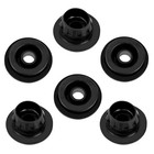 6pcs Upper Lower Car Radiator Mount Bushing  Black Rubber Universal Radiator 