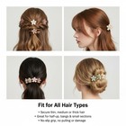 5pcs Random Color Mini Hair Cips  Mini Spring Claw Clips For Women Girls