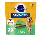  2 Pack  Pedigree Dentastix Fresh Flavor Large Breed Dog Dental Treats  1 87 Lb 