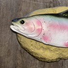 Vtg 1999 Gemmy Travis - Singing Rainbow Trout Electronic Fish - Tail Work Only