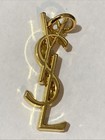 Ysl Charm Zipper Pull  Gold 38 Mm