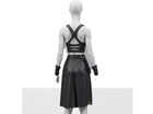 Women s Leather Gladiator Cosplay Costume With Harness   Skirt Gothic Dress