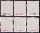 6 Pieces Natal 1876-1900 Qv Victoria Revenues Mnh Reproduction Stamp Sv