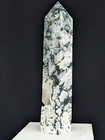 Moss Agate Tower Druzy Quartz Crystal Gemstone Large Big Tall Point Wand