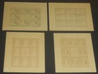 Croatia B56-9 1944 Croatian Kings Saint  War Invalids Sheets Of 8   Label  3 Nh 