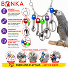 1969 Spoon Delight Bonka Bird Toy Parrot Cage Toys Cages African Grey Amazon
