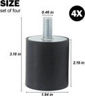 Tamper Rubber Shock Mount For Wacker Neuson Plate Compactor Rammer Wp1540 Wp1550
