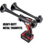 Milwaukee 18v Impact Drill Train Horn Dual Air Horn Battery Remote Bundle