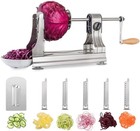 6-blade Vegetable Spiralizer Spiral Slicer Veggie Pasta Spaghetti Maker For H   