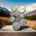 1 Oz Mixed Lot Of 9 World Silver Coins