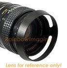 Metal 49mm Vented Curved Hood For Leica Voigtlande Zeiss Olympus Lens Us Seller