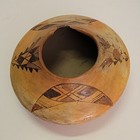 Antique Early Nampeyo Of Hano Hopi Pottery Seed Pot Bowl Vase 