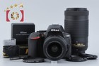  count 2 120  Nikon D5600 24 2 Mp Slr Digital Camera 18-55 70-300 Vr Lenses