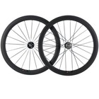 Fixed Gear Bike Carbon Wheels 50mm Clincher Front  rear Track Bike Wheelset 
