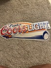 Vintage 1994 Catch A Coors Light Metal Tin Beer Sign Rare W Fast Shipping 
