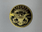 Historic Double Eagle Dollar Trials 1849 Us 24k Gold-plated  free Shipping 