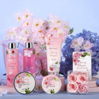 Gift Baskets For Women Bath And Body Set For Her  Cherry Blossom   Jasmine Spa G