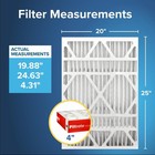 20x25x4 Ac Furnace Air Filter Mpr 1000 Merv 11 Fits Honeywell   Aprilaire 2-pack