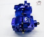 Aluminum Front   Rear Differentials Complete For Traxxas Slash Rustler 4x4 Blue