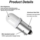 10pcs 1445 Light Led Bulbs 18 Volt Bayonet Base Bulb For Lionel Trains