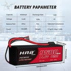 2x Hrb 14 8v 9500mah Lipo Battery 4s Trx 120c For Rc Truck Drone Car Helicopter