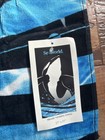 Vintage Seaworld Shamu Beach Towel Orca Whales Made In Brazil Rare 1980s