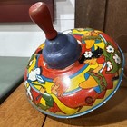 Vintage Ohio Art Spinning Tin Top  Toy Great Condition  468-