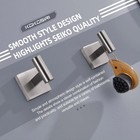 Robe Hook Bathroom Towel Coat Hook Brushed Nickel Stainless Steel B1013br 2 Pcs