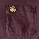 Brooks Brothers 346 Men s L Burgundy Pocket Logo Cotton Jersey Knit T-shirt