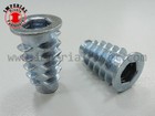 Tfi420-20  T-lok Hex-drive Threaded Insert Zinc-for Wood  1 4-20x0 787 -25 Pcs