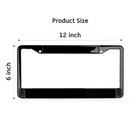 Washington Redskins Nfl 3d Polyurethane Black License Plate Frame For Car-truck