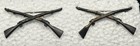 Pair Ww1 Infantry  pin Back  Collar Insignia